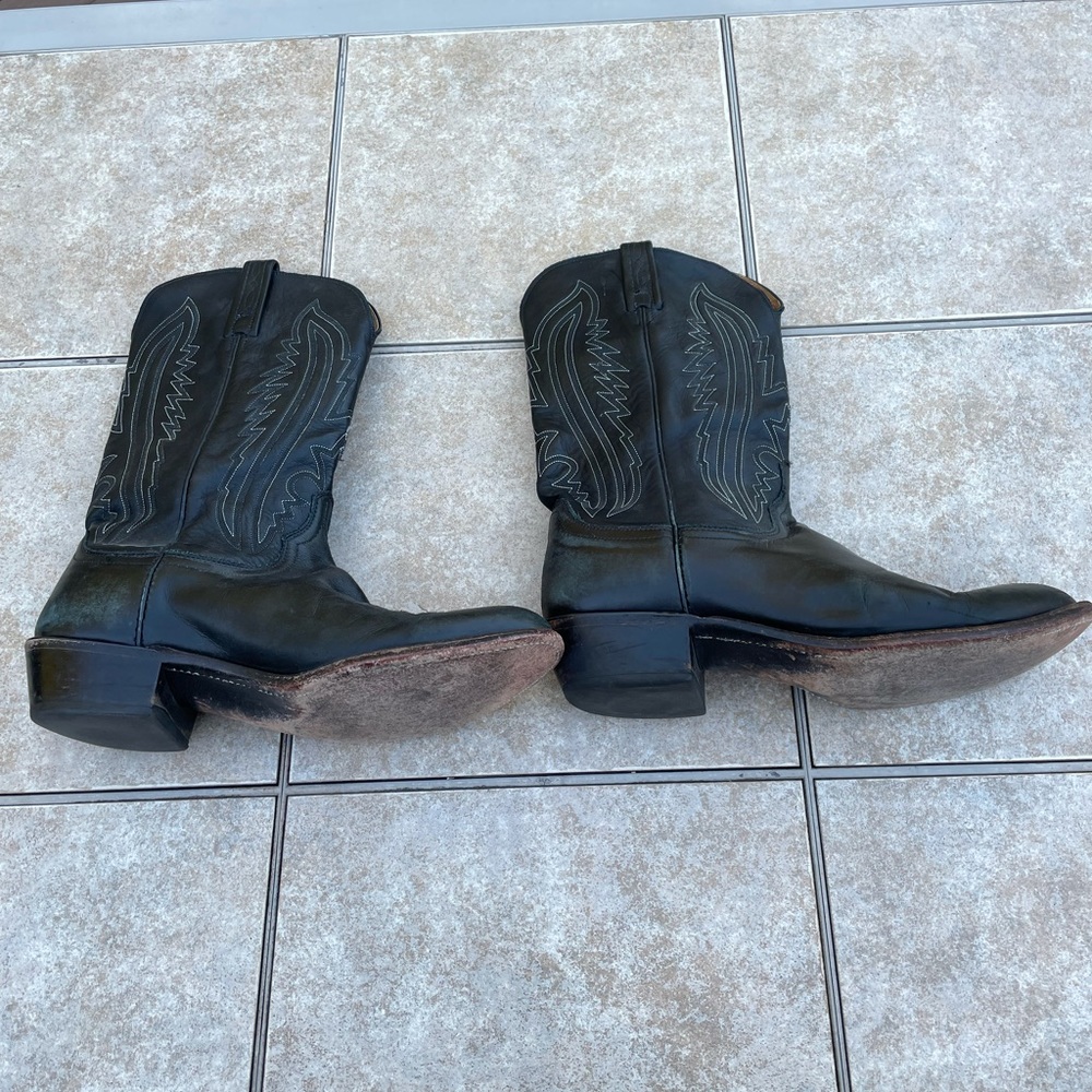LUCCHESE N1550.R4 ,10.5  2E Black Goat - Picture 6 of 10